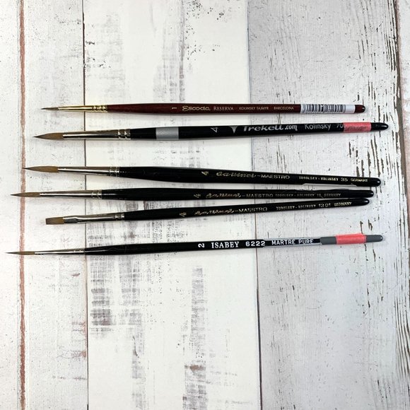 Other - Assortment of Natural Sable Paint Brushes